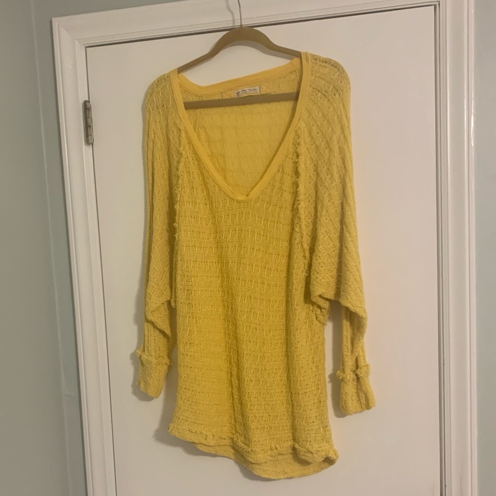 FP We The Free Yellow Sweater